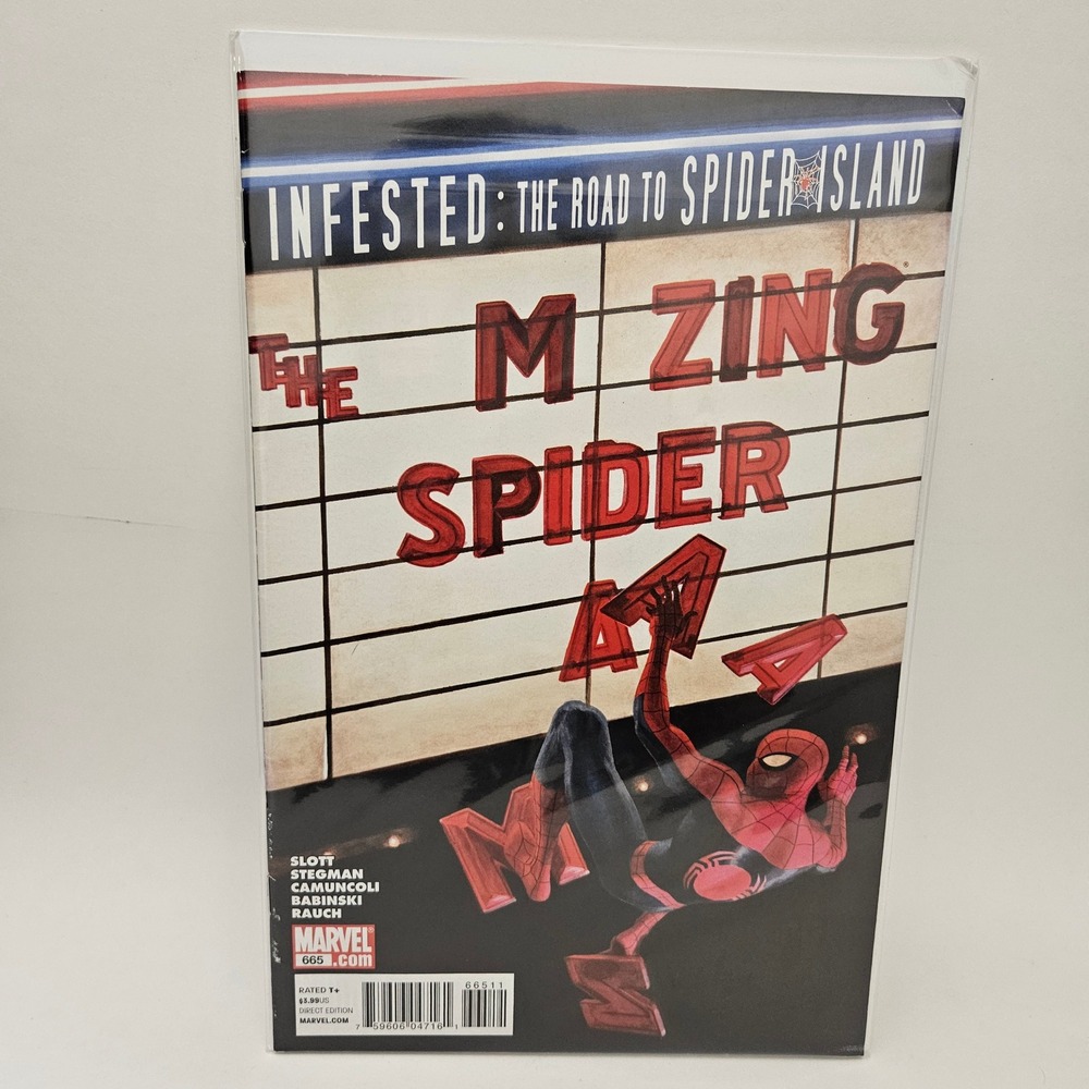 Amazing Spider-Man 665 Infested Road to Spider-Island Marvel Comics 2011 Slott